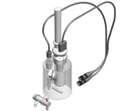 2Component Type Titration Cell Unit with Cock