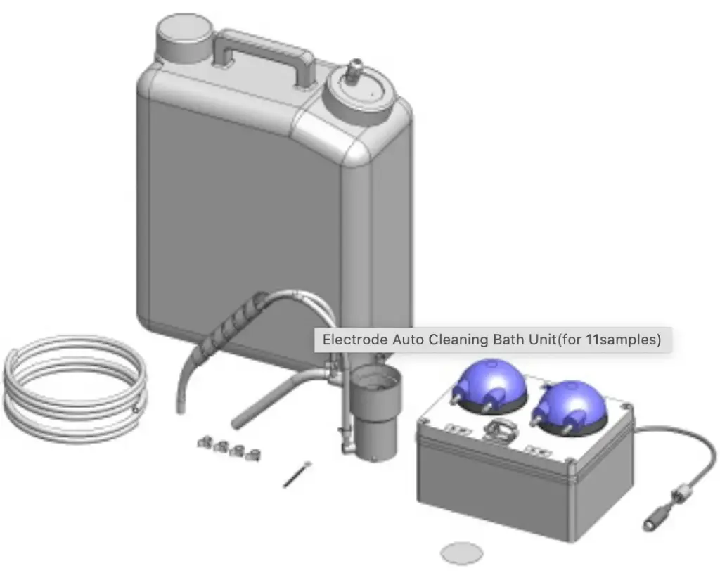 Electrode Auto Cleaning Bath Unit (for 11 samples)