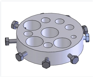 Electrode holder 9-hole type