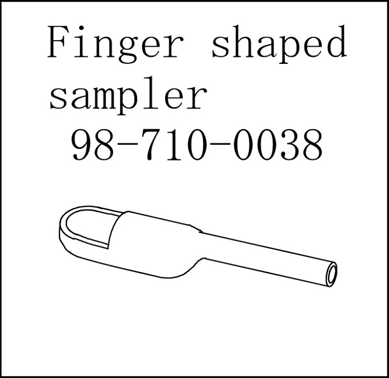 Finger shaped sampler