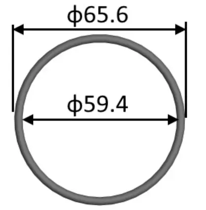 O-ring for titration vessel stopper G60FKM