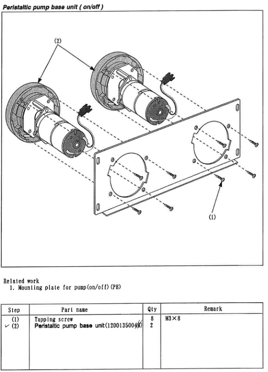 Peristaltic Pump Base Unit