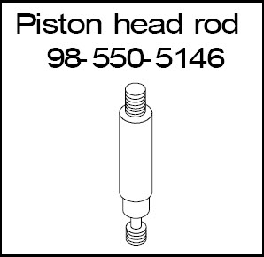 Piston head rod (1mL)