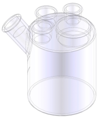 Titration cell (Transparency) for coulometric Karl Fisher titrator