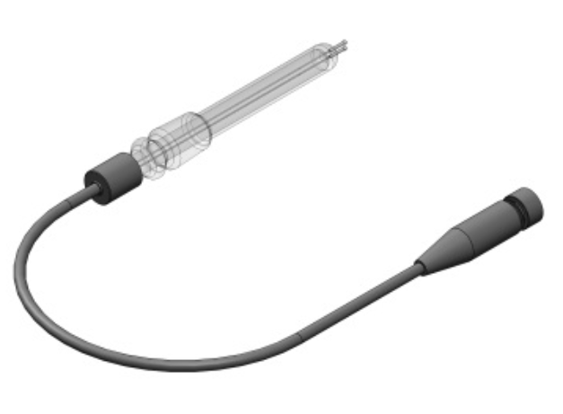 Twin platinum detector electrode (coulometric)