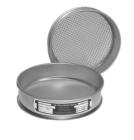 CSC 8" Stainless Steel ASTM Sieve 1/8"