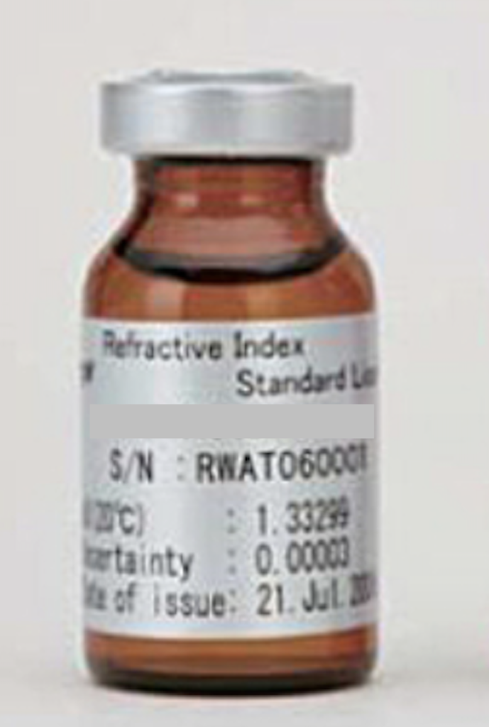 Refractometer Standard/1-Bromonaphthalene/Water/1bottle each with JCSS Certificate (RA)
