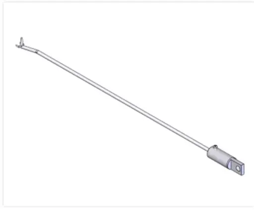 [K433-0074] Boat push rod