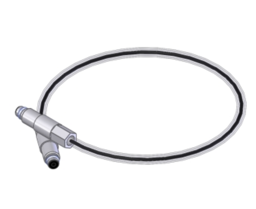 [K120019300 (K12-001-9300-48/K439-005)] CB5120 tube (black) 2x3 L=270 FEP