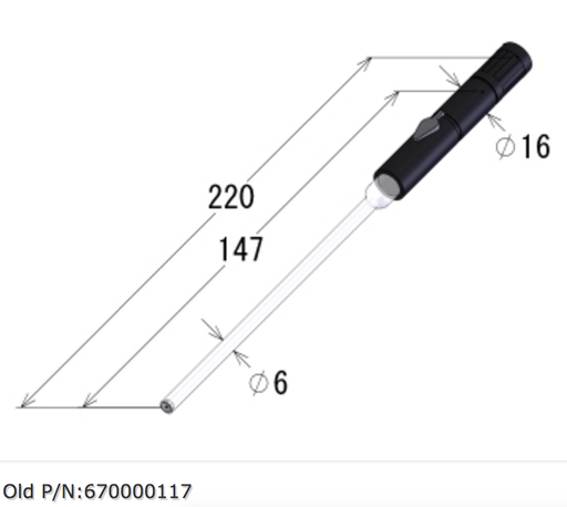 [K100-C775] Combined Platinum Electrode for micro titration