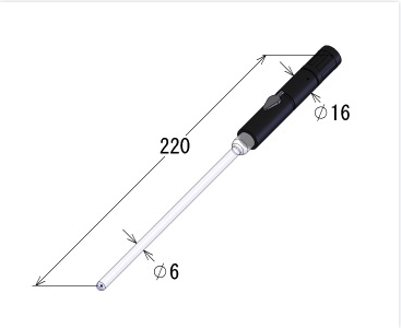 [K100-C678] Combined pH Glass Electrode for micro titration