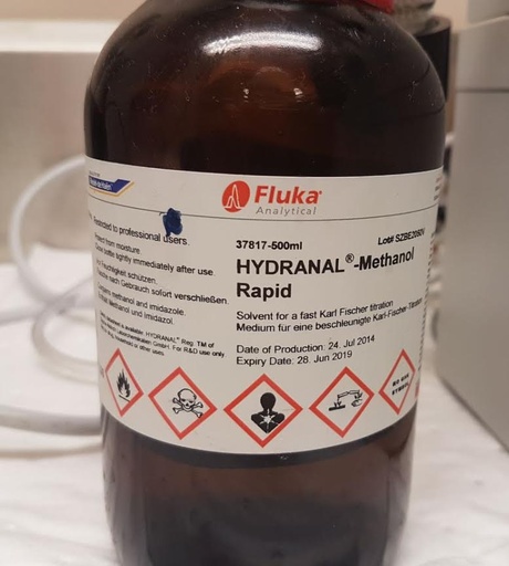 [CC37817] Hydranal Methanol Rapid, 1Liter bottle