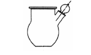 [K740-3002] N-type titration vessel (50-130mL)