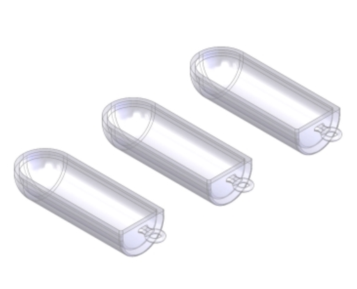 [K12-05133 (K710-3399S)] Sample Boat (set of 3 ea)