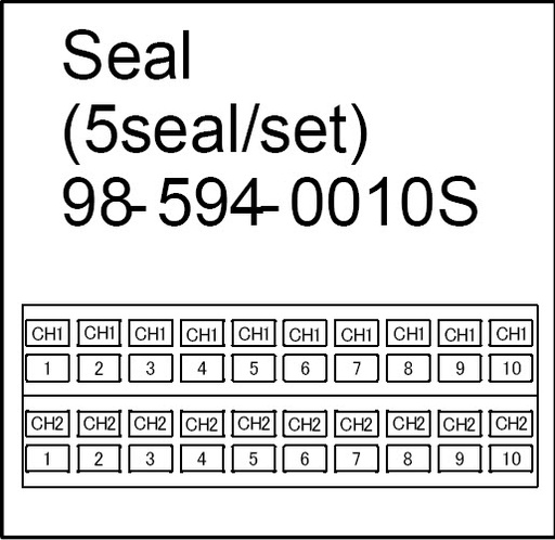 [K594-0010S] Seal (5 pcs/set)