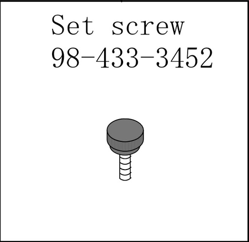 [K433-3452] Set screw