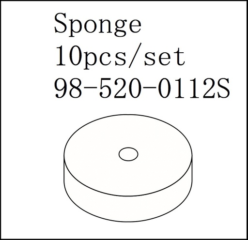 [K120114810] Sponge (10 pcs/set)