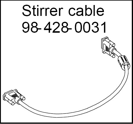 [K6401386 (K428-0031)] Stirrer cable (1.0 m)