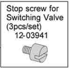 [K12-03941] Stop Screw for Switching Valve (3pcs/set)