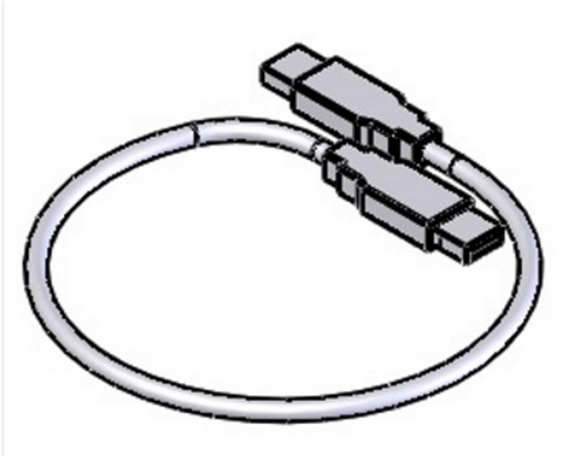 [K640064333] USB Cable (A-A) 0.9m for connecting MCU with add'l titrators