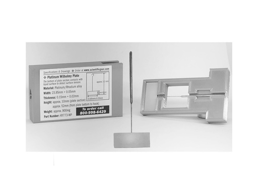 [SEO773-WP] Wilhelmy Plate - straight (no hook) SEO
